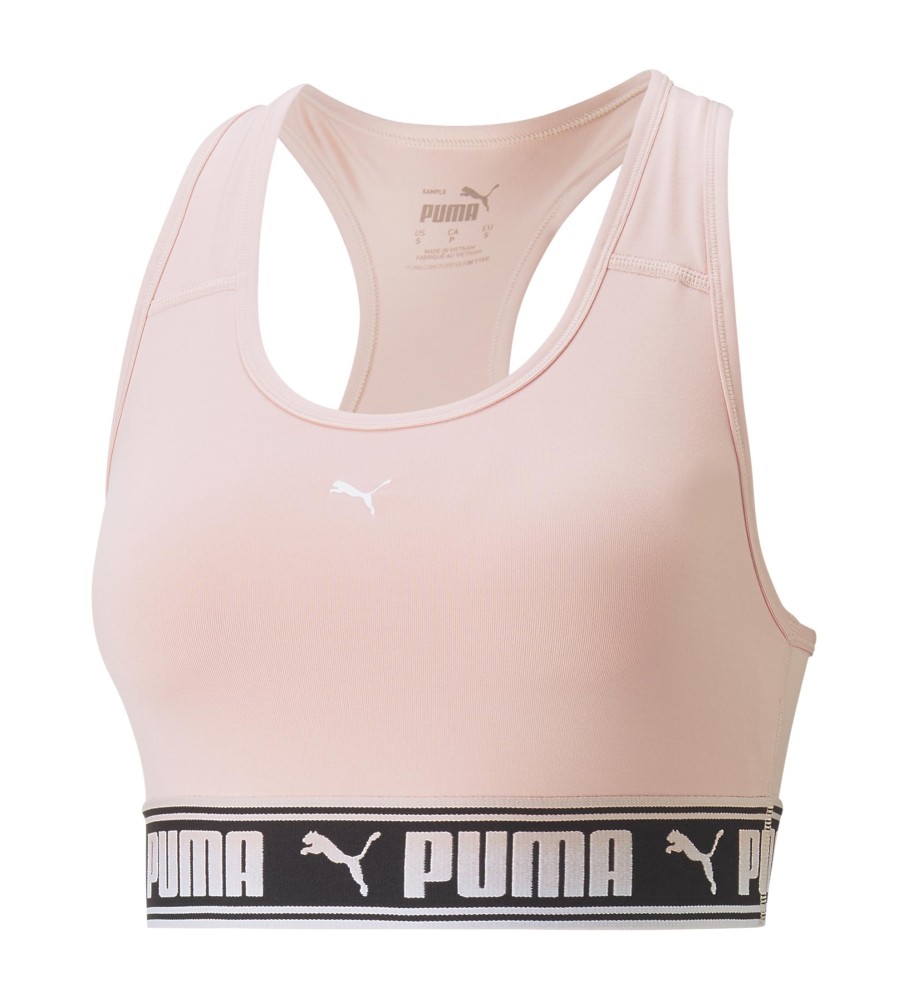 Sutiã Puma Strong Mid-Impact, rosa