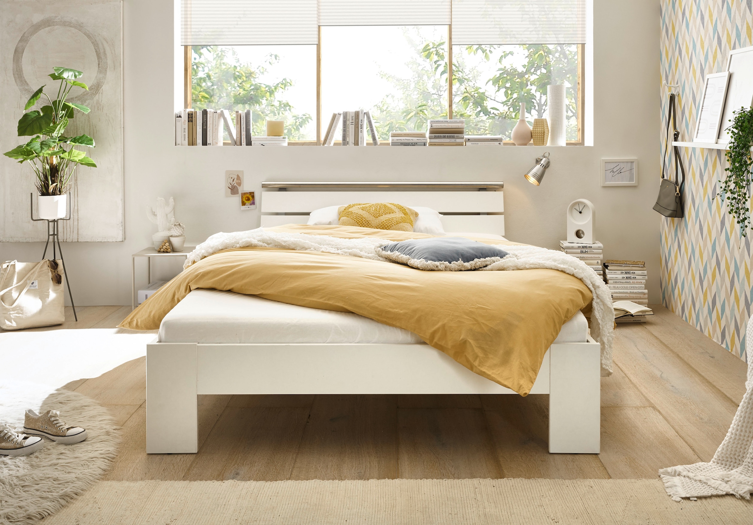 Schlafkontor Futonbett »Nizza« Breite 140 cm, mit XXL Belastbarkeit bis zu 200 kg