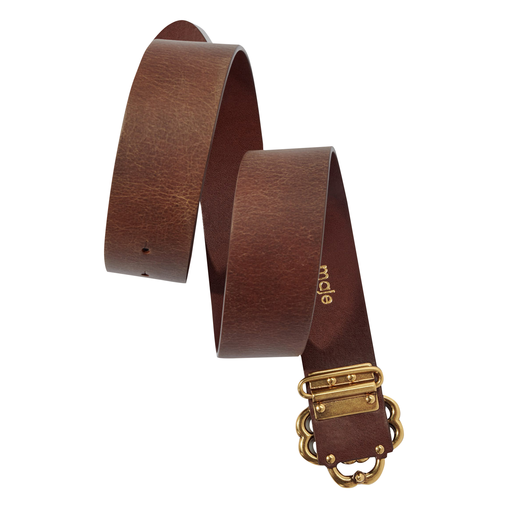 CLOVER VINTAGE - Ceinture en cuir | Marron