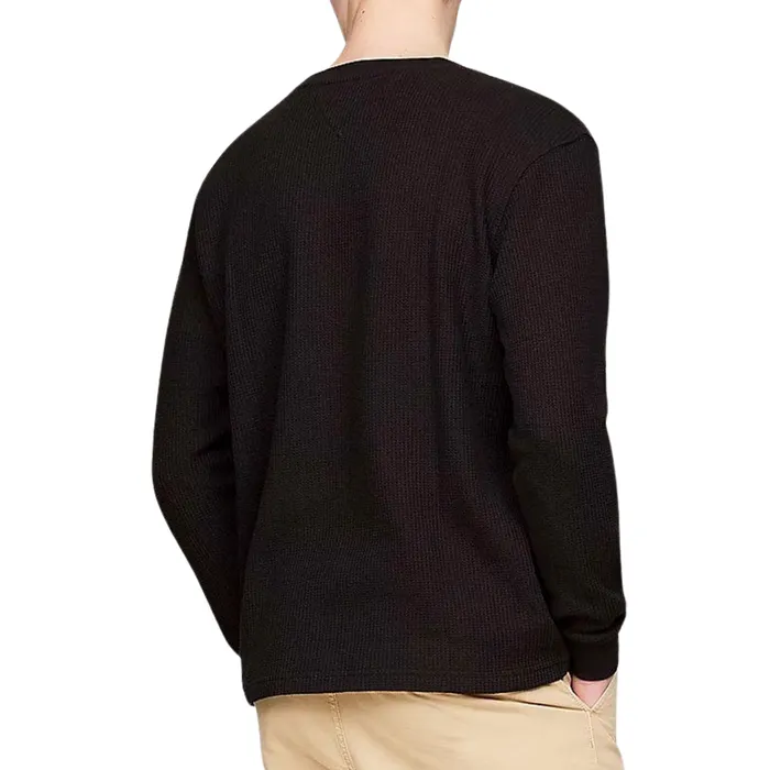 Tommy Hilfiger Regular Waffle Longsleeve Shirt Heren