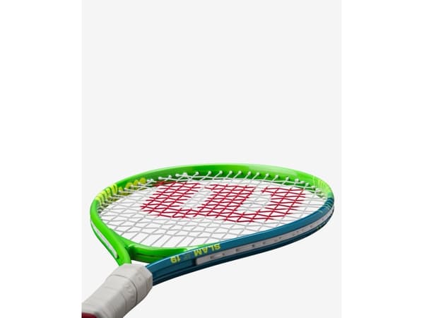 Wilson Slam Jr 19, Blå, Grønn, Hvit, 529 cm², 16 x 17, 4 år, 483 mm, 180 g