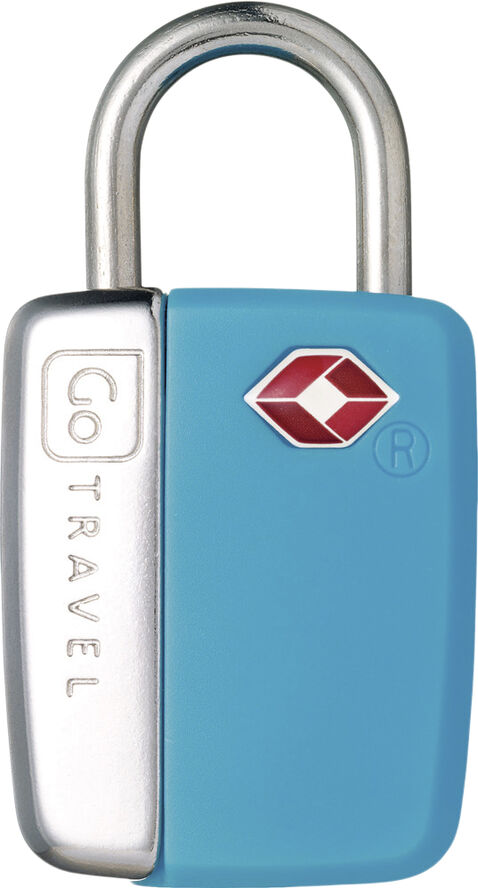 Go Travel TSA Secure Key Padlock Blue Blue