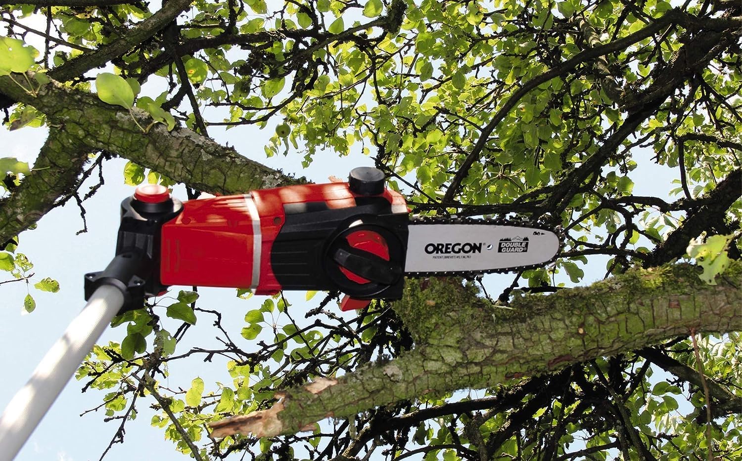 Einhell Akku Hochentaster GE-LC 18 Li T-Solo Power X-Change (Li-ion, 18 V, 20 Schwertlänge, Teleskopstiel, Oregon Schwert und Kette, Ohne Akku und Ladegerät)