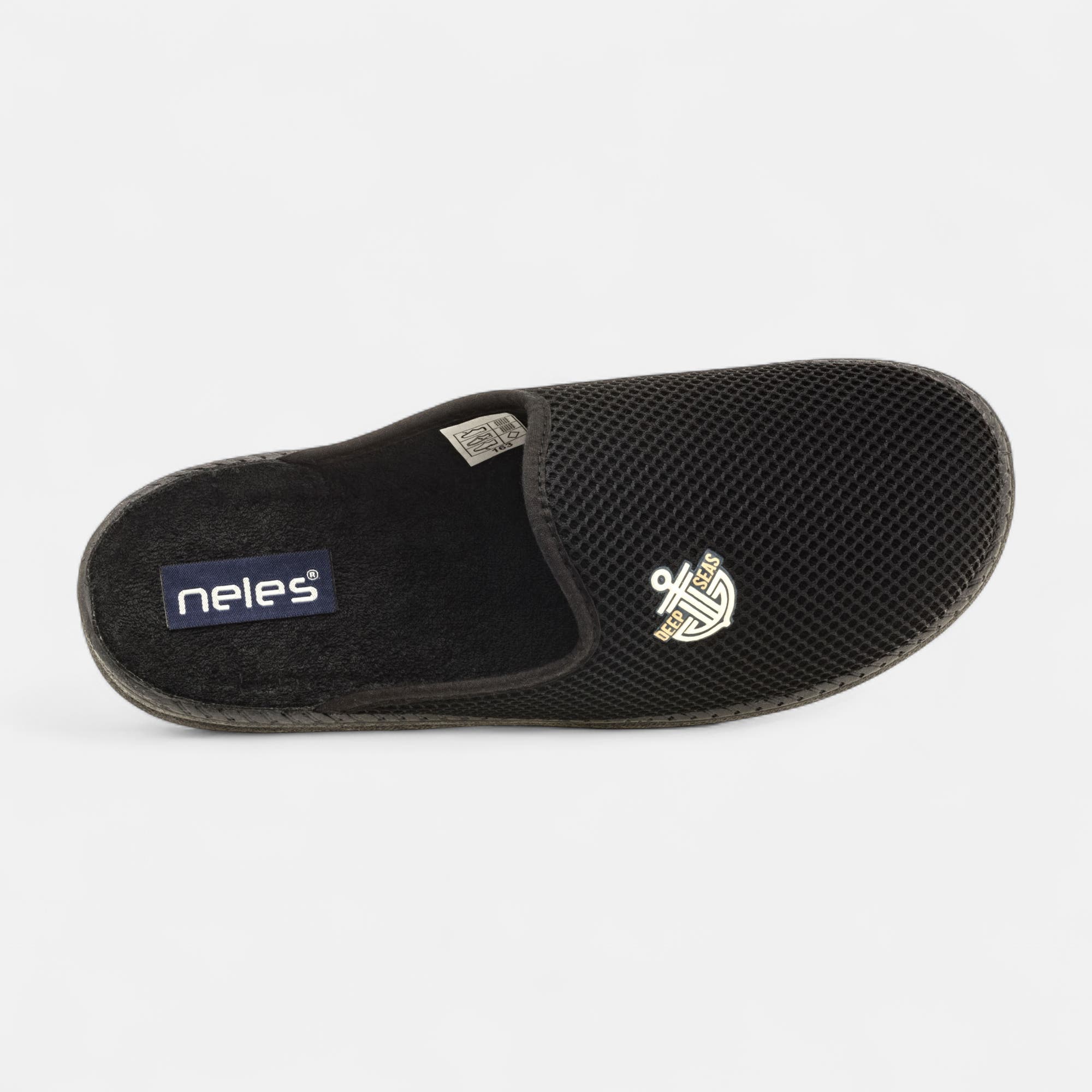 Pantoufles mules Homme noir