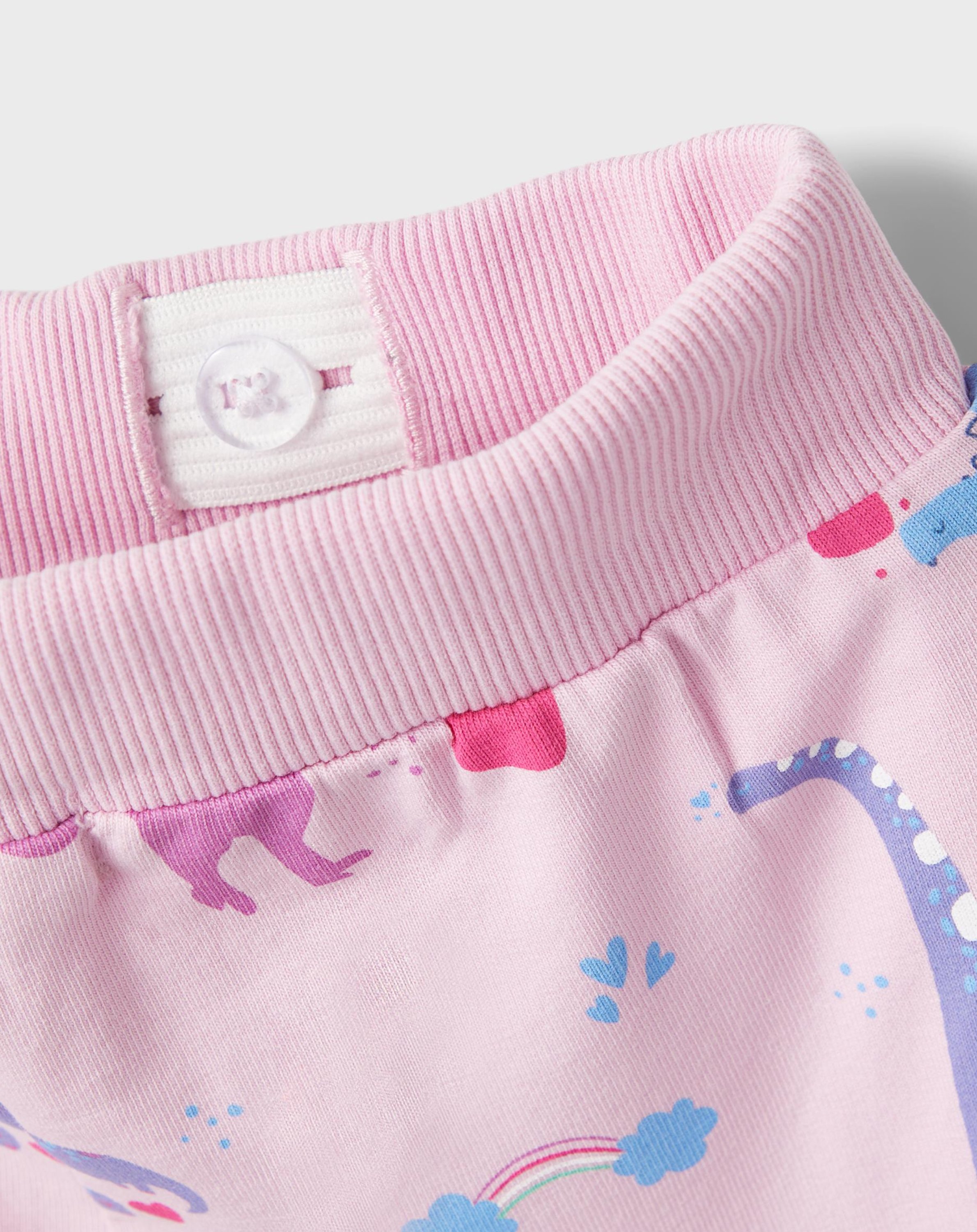 Sweathose NMFBELINA LOVELY DINOS in pink lavender