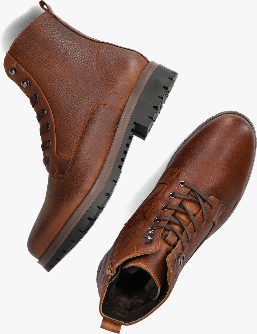 MAZZELTOV cognac mazzeltov enkelboots mario
