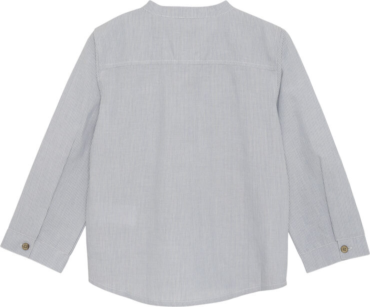 Huttelihut Shirt LS Woven Stripe Citadel
