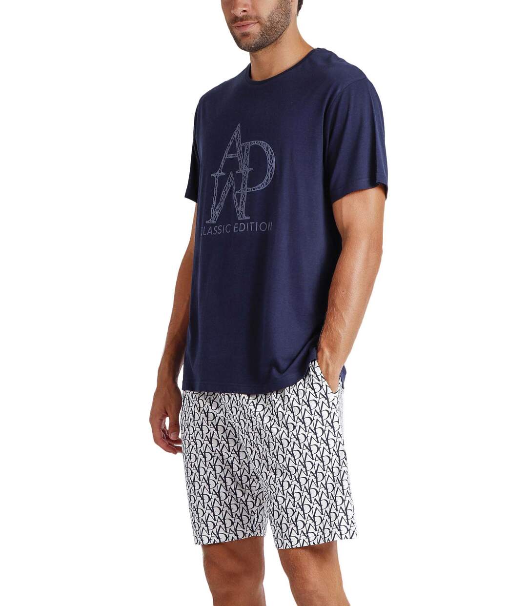 Pyjama short t-shirt Logo Soft Admas