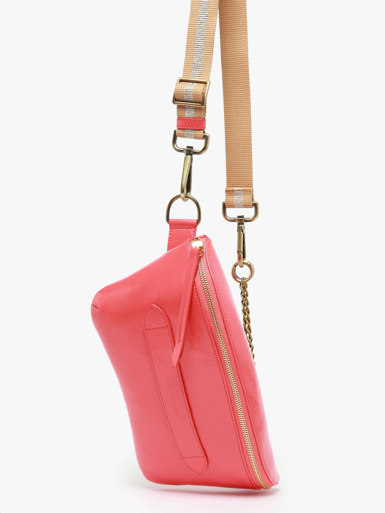 Sac ceinture Neufmille cuir vernis froiss MARIE MARTENS