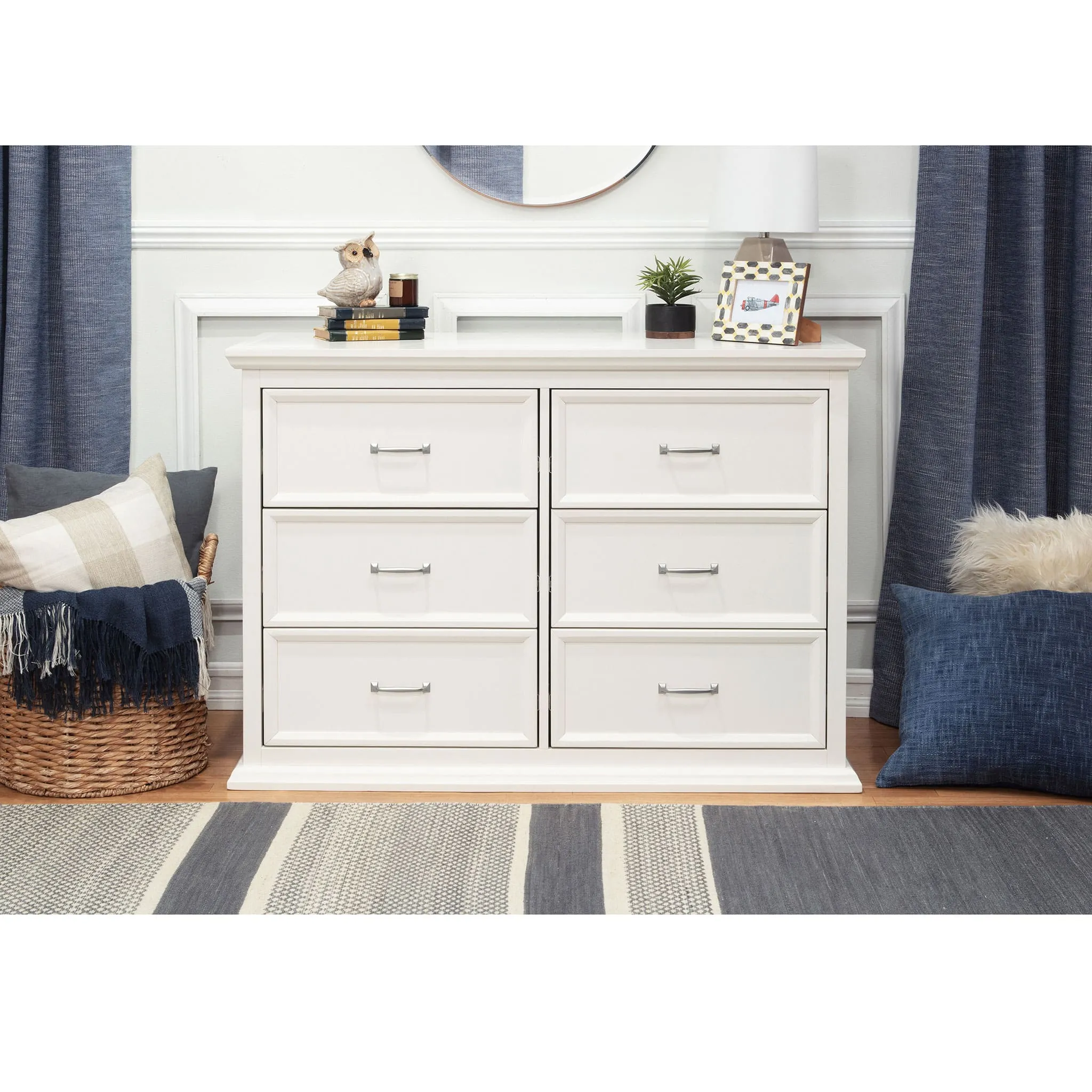 Million Dollar Baby Bureau 6 Tiroirs Foothill-Louis - Blanc Chaud