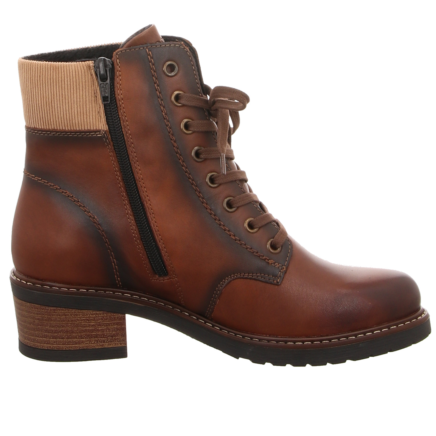 Remonte Schnürstiefel braun