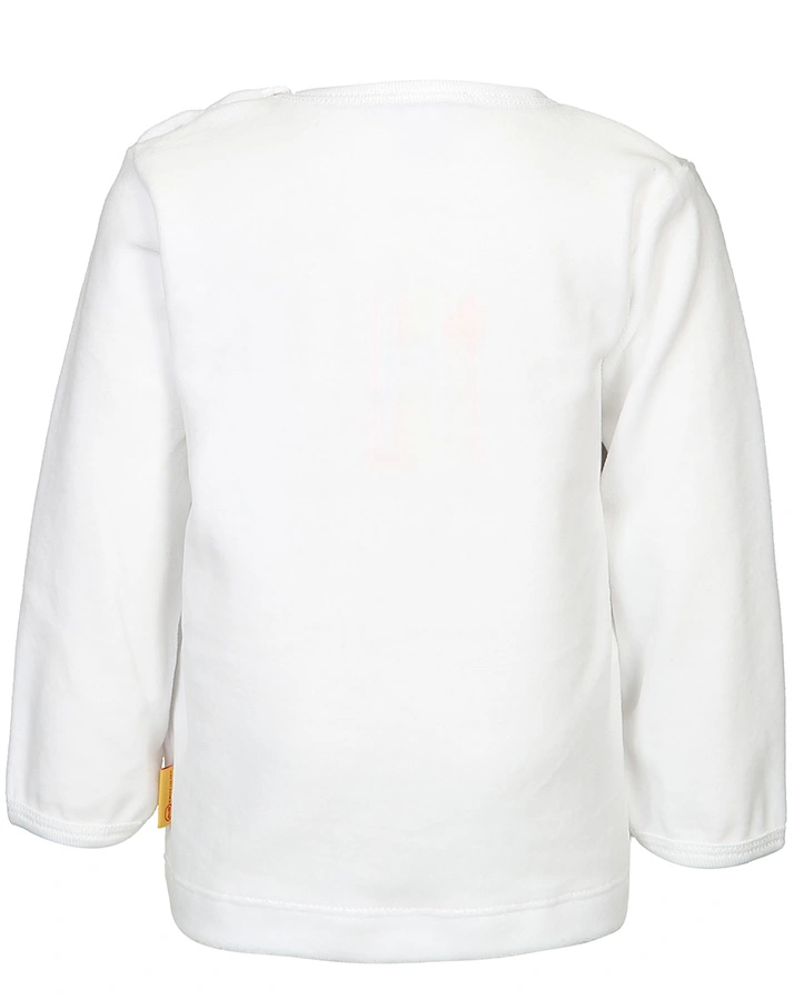Nicki-Sweatshirt BASIC in weiß