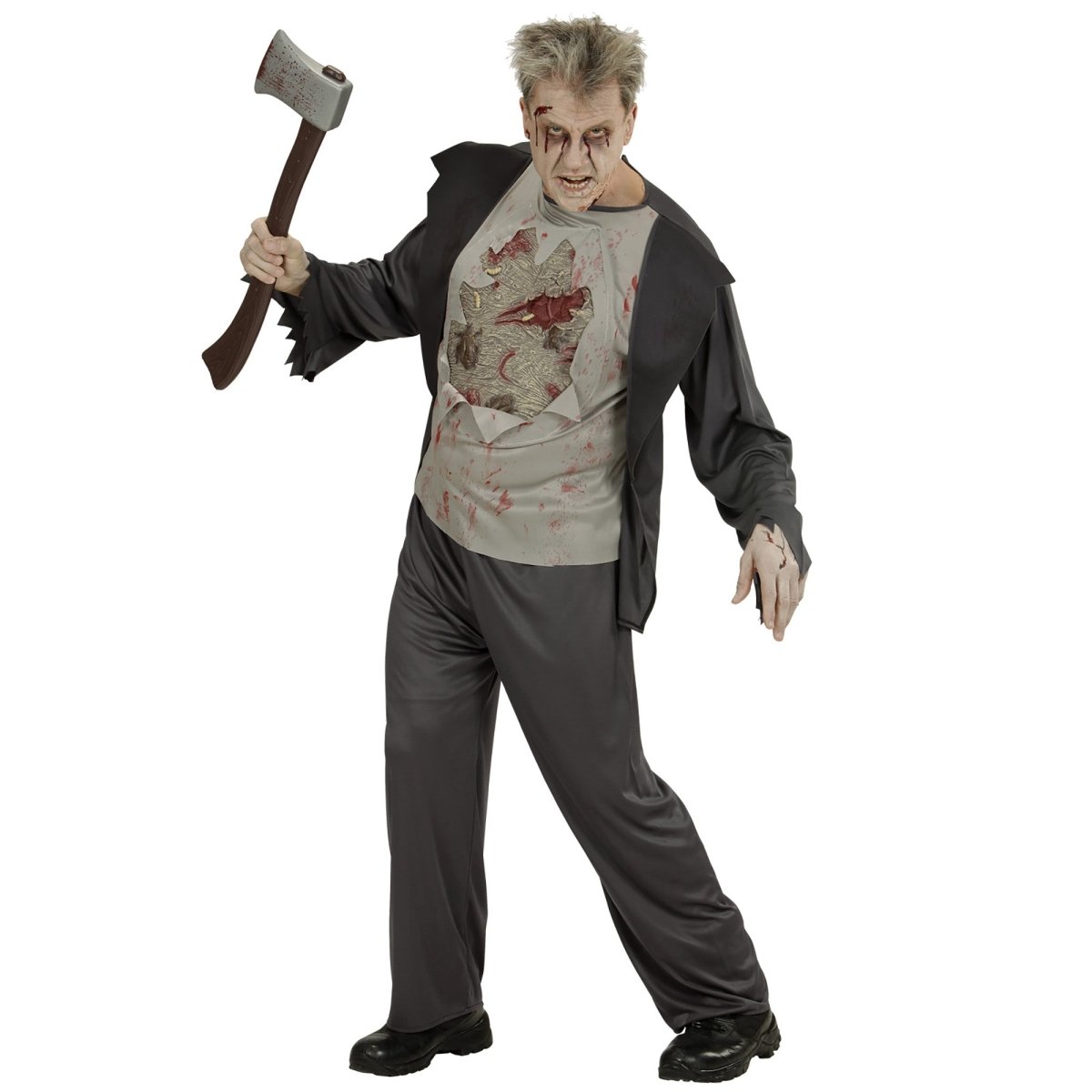 Halloween Kostuum Zwart Heren Zombie