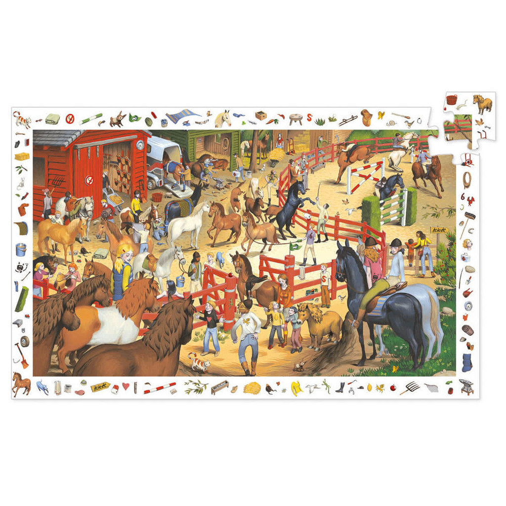 Puzzle Observation - Equitation - 200 Pièces