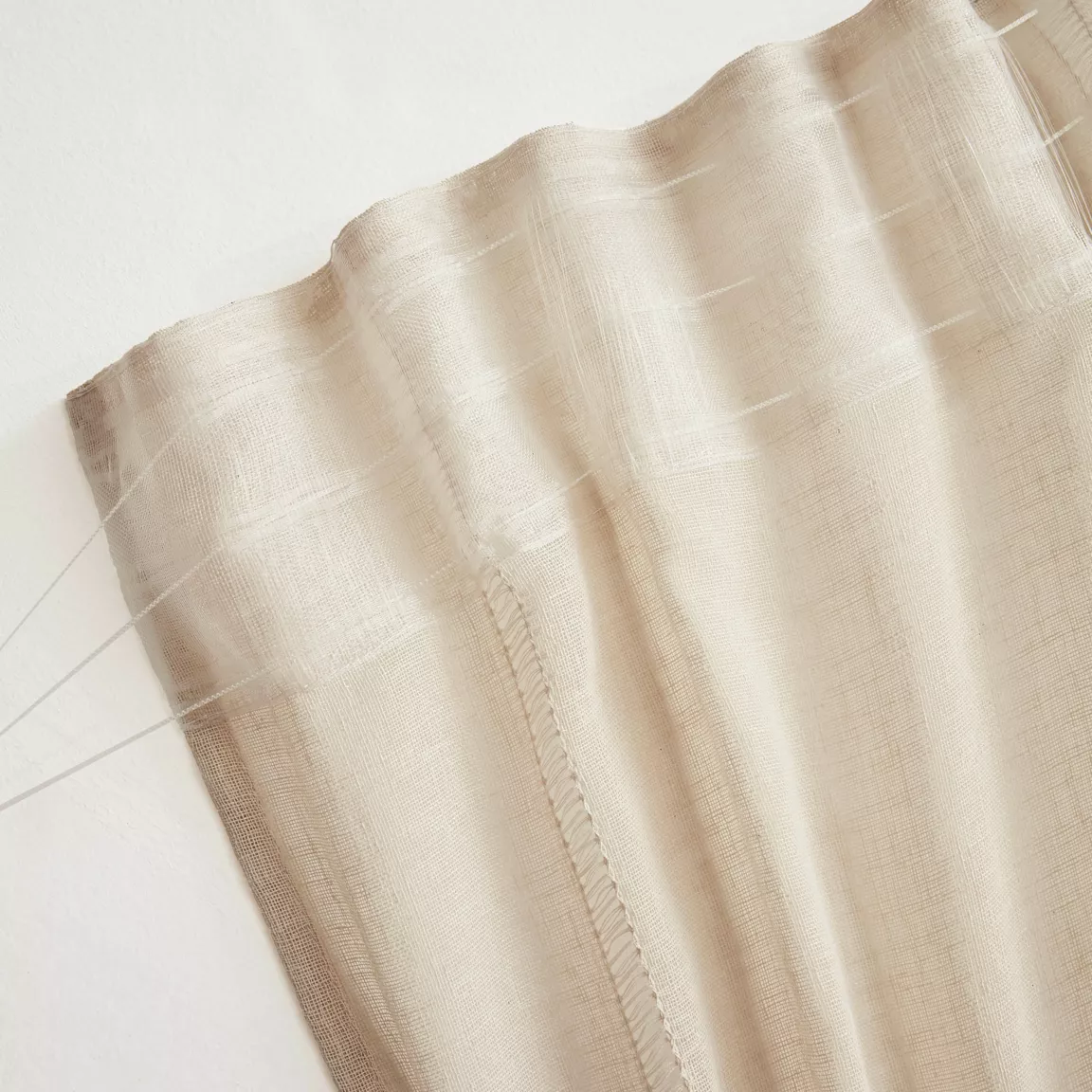 Voilage galon fronceur (280 x 240 cm) Léontine Beige