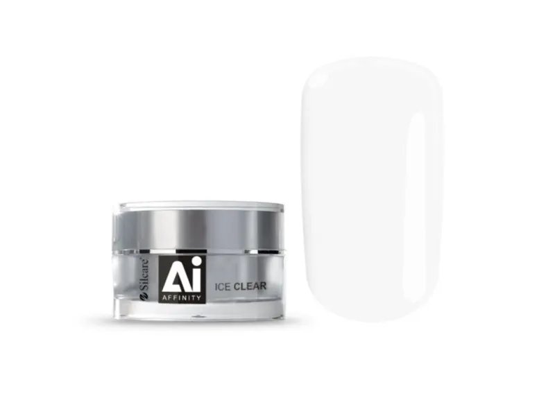 SILCARE_Gel Affinity medium thick single phase nail gel Ice Clear 15g