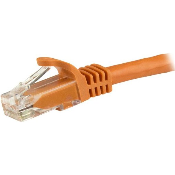 StarTech.com Cordon de raccordement UTP CAT6 (1,5 m) sans crochet - Câble patch RJ45 - Orange