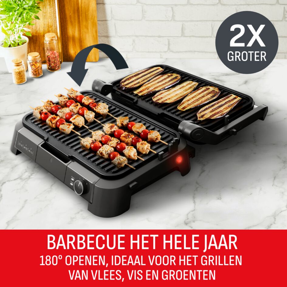 SuperGrill 3-in-1 GC520D XL contactgrill, barbecue en ovenstand