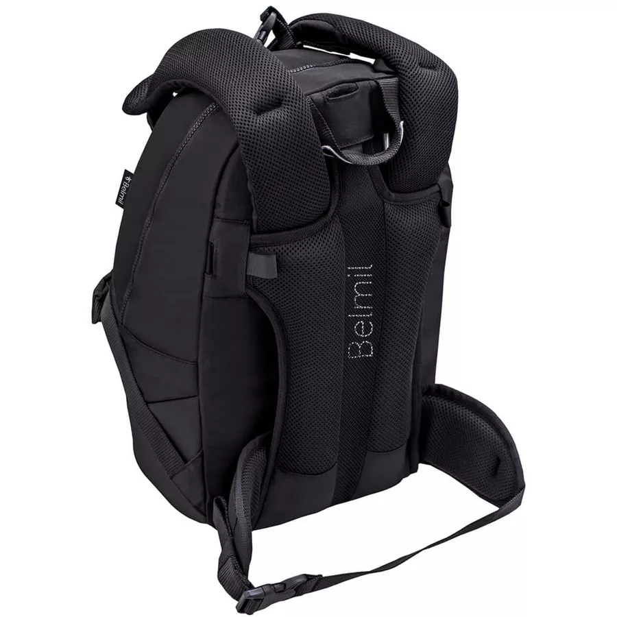 Belmil Schulrucksack 2-IN-1 Schulrucksack & Gürteltasche Black