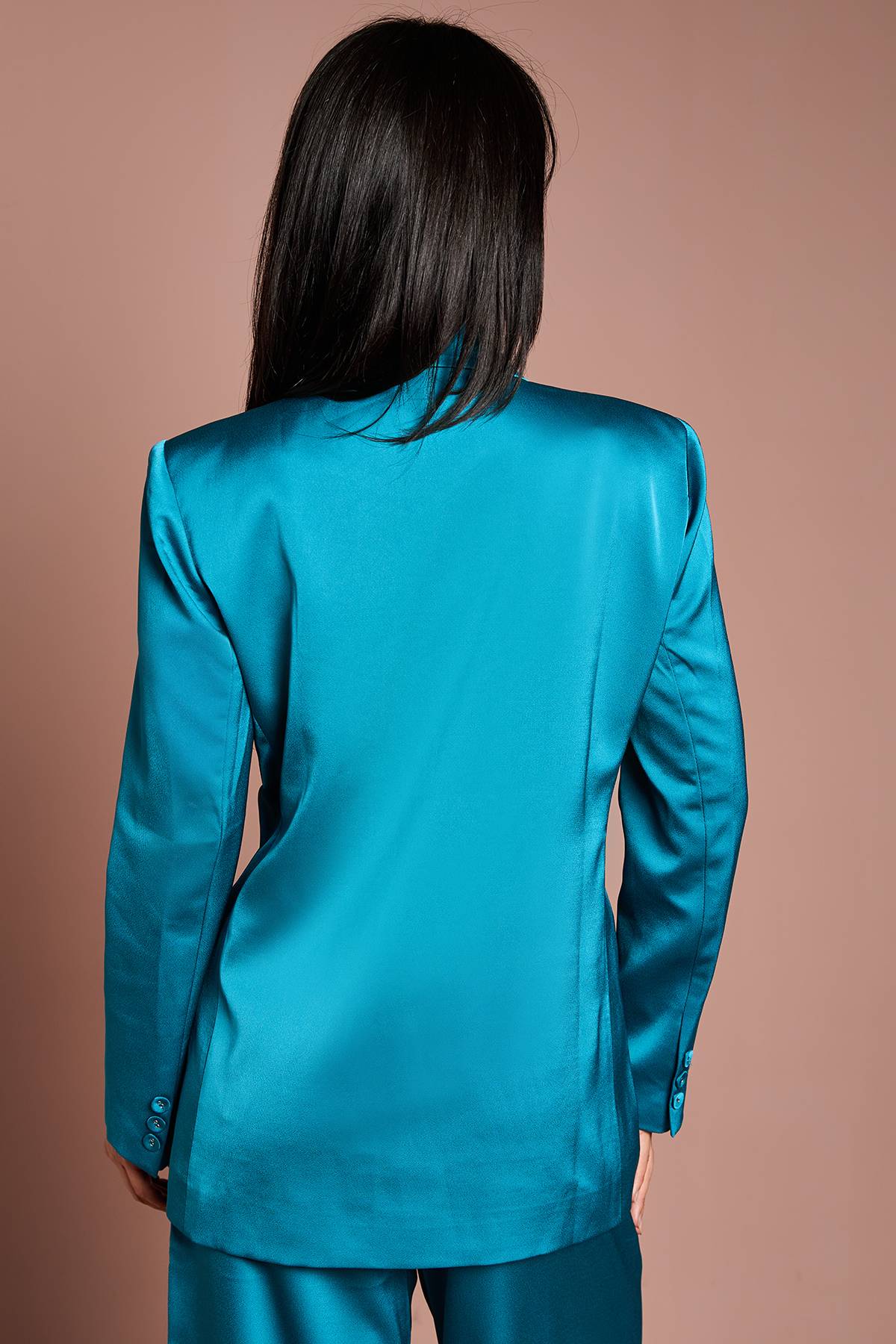 Coast Blazer Croisé en Satin Petite Taille