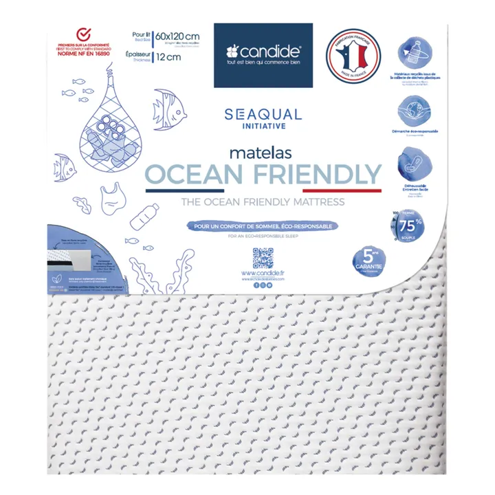 Candide Matelas Ocean Friendly | Blanc