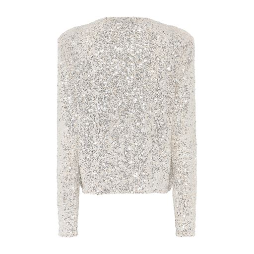 Bruuns Bazaar Aralu Casi Bluse, Beige/Silver, L