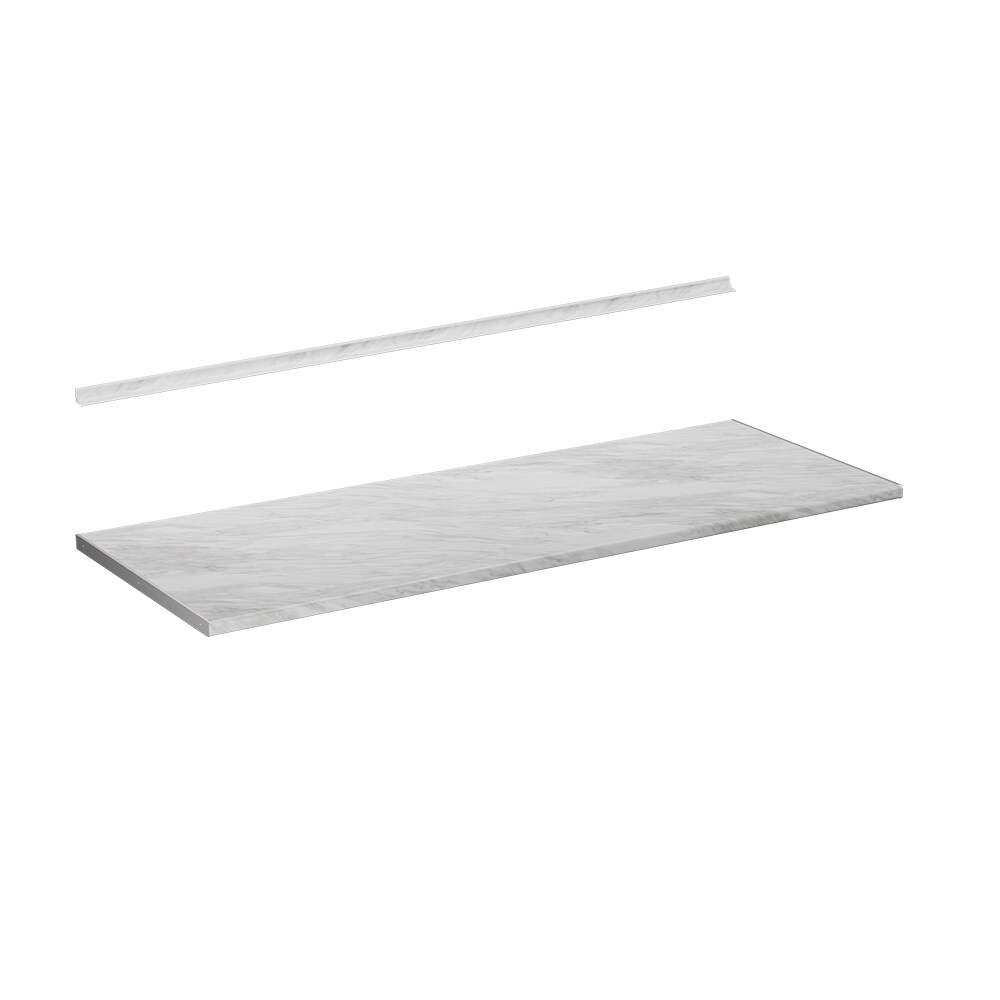 Vicco Küchenarbeitsplatte R-Line Marmor Weiß 160 cm