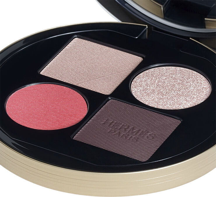 HERMÈS Ombres d'Hermès, powder quartet for the eyes, Ombres pétales