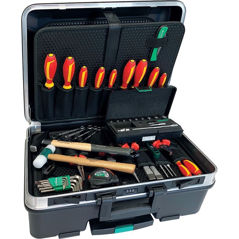 Stahlwille VDE 13302TR/2 mobiele koffer + set 60-delig