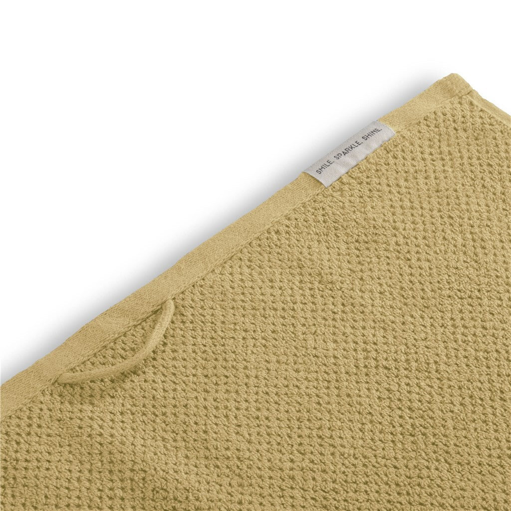 Walra - Badlaken Soft Cotton Popcorn - 70x140 - Geel
