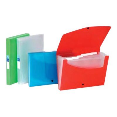 Viquel Propyglass - Classeur ménager (valisette trieur) 6 onglets - disponible dans différentes couleurs