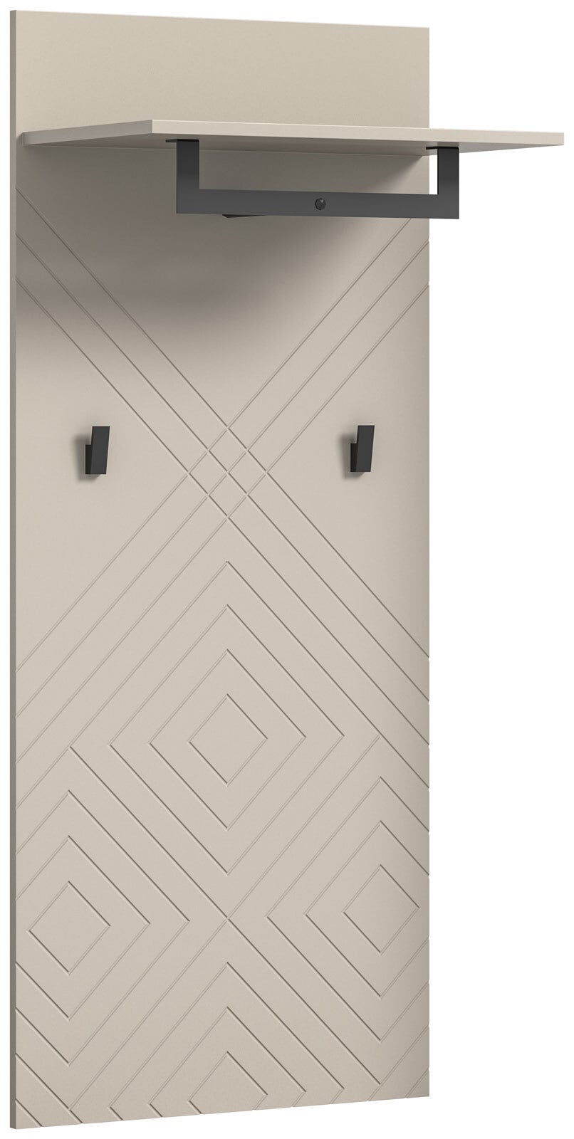 Garderobenpaneel NOTES Sandbeige 60x140 cm