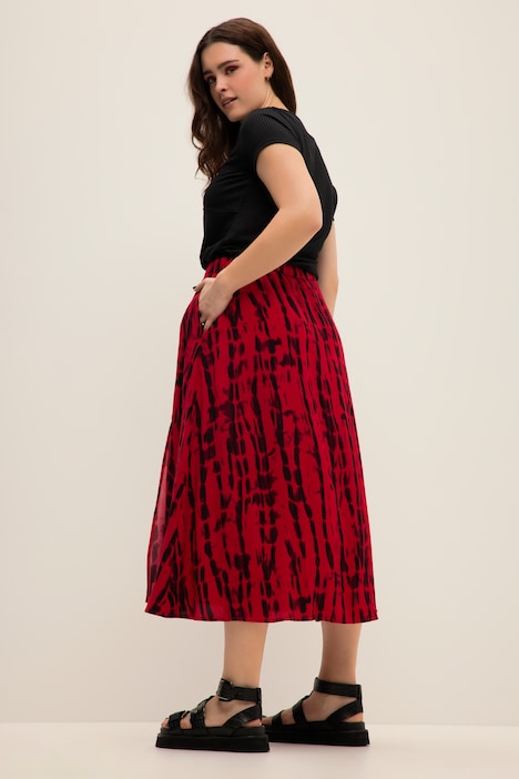 Maxirock, A-Line, Color Batik, Elastikbund