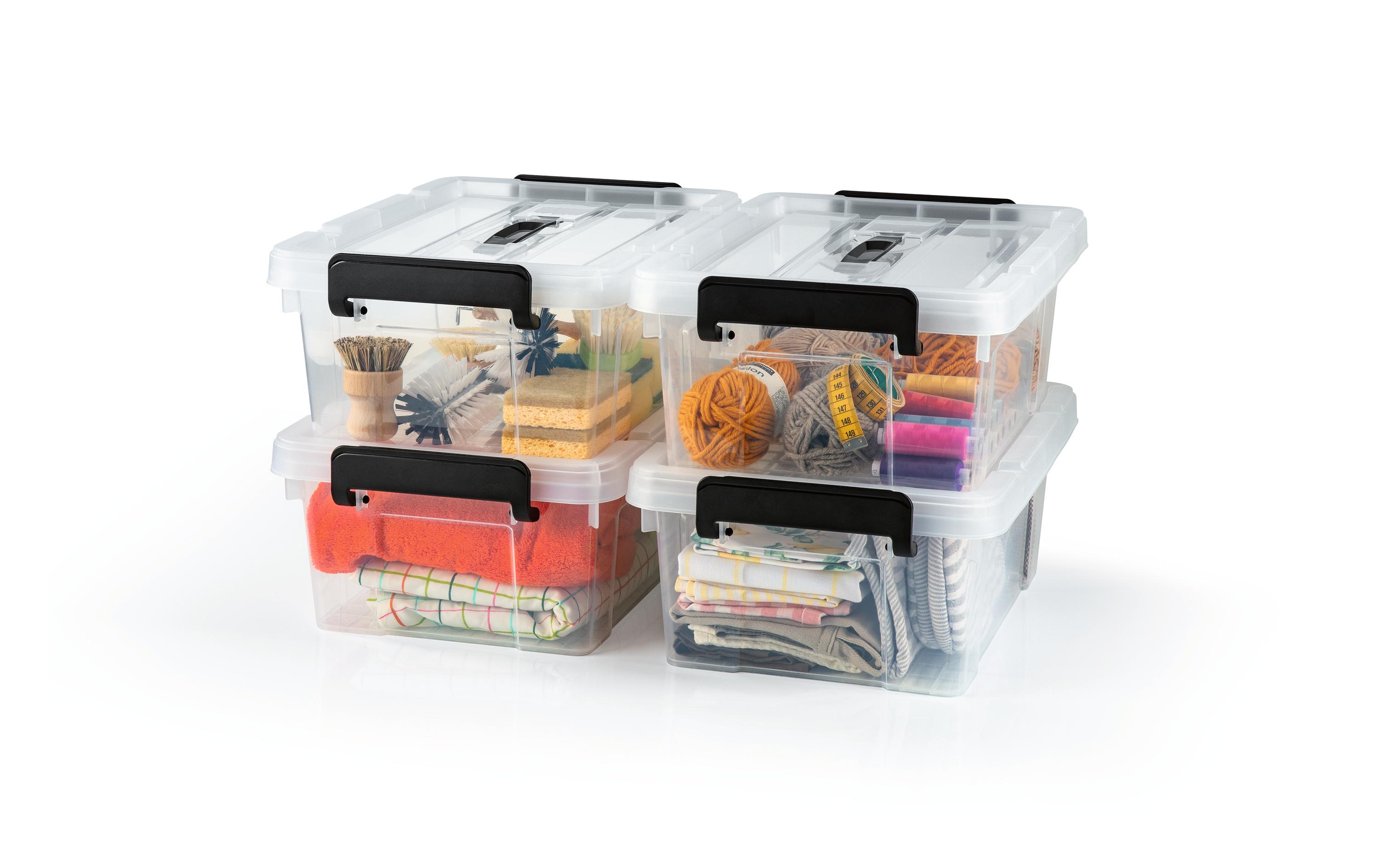 Aufbewahrungsbox Set 41.7 x 29.5 x 16.8 cmViererset Kunststoffboxen