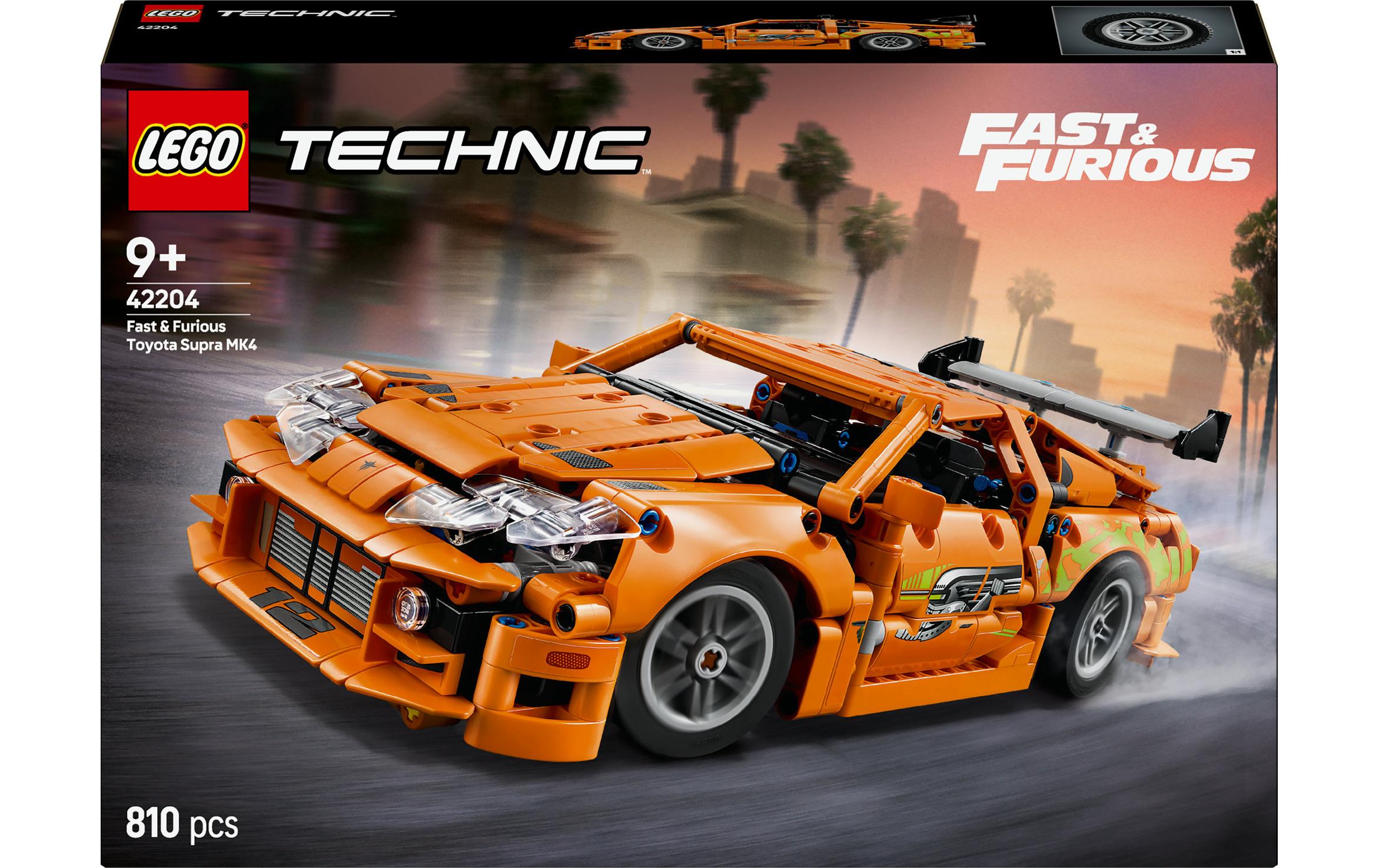 Technic Fast and Furious Toyota Supra MK4 42204Spielzeugauto für Fans von Fast and Furious