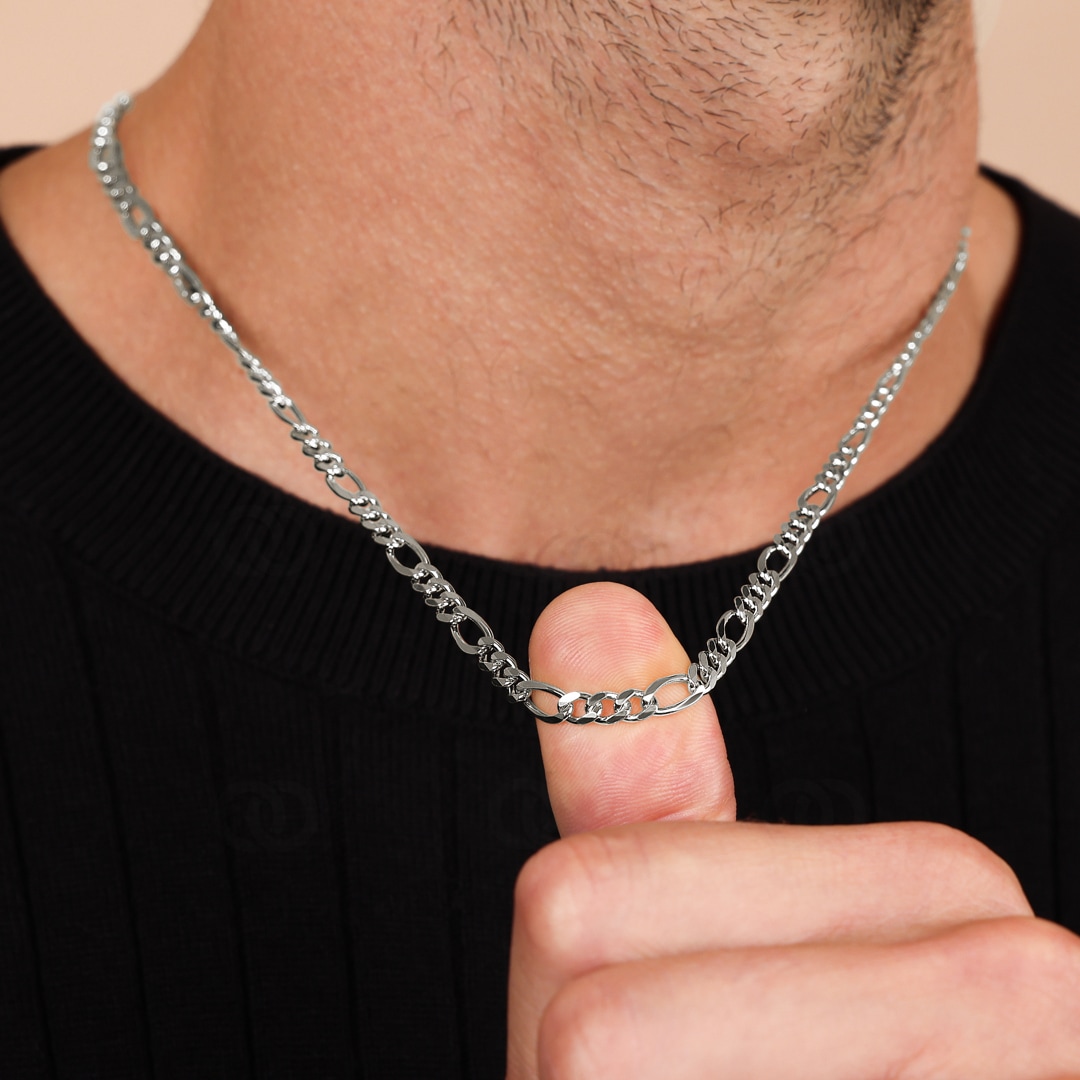 Figarokette 925 Silber 4.2mm