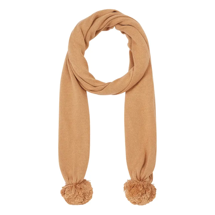 Yuki Echarpe Tricot Coton Bio | Vieux Rose