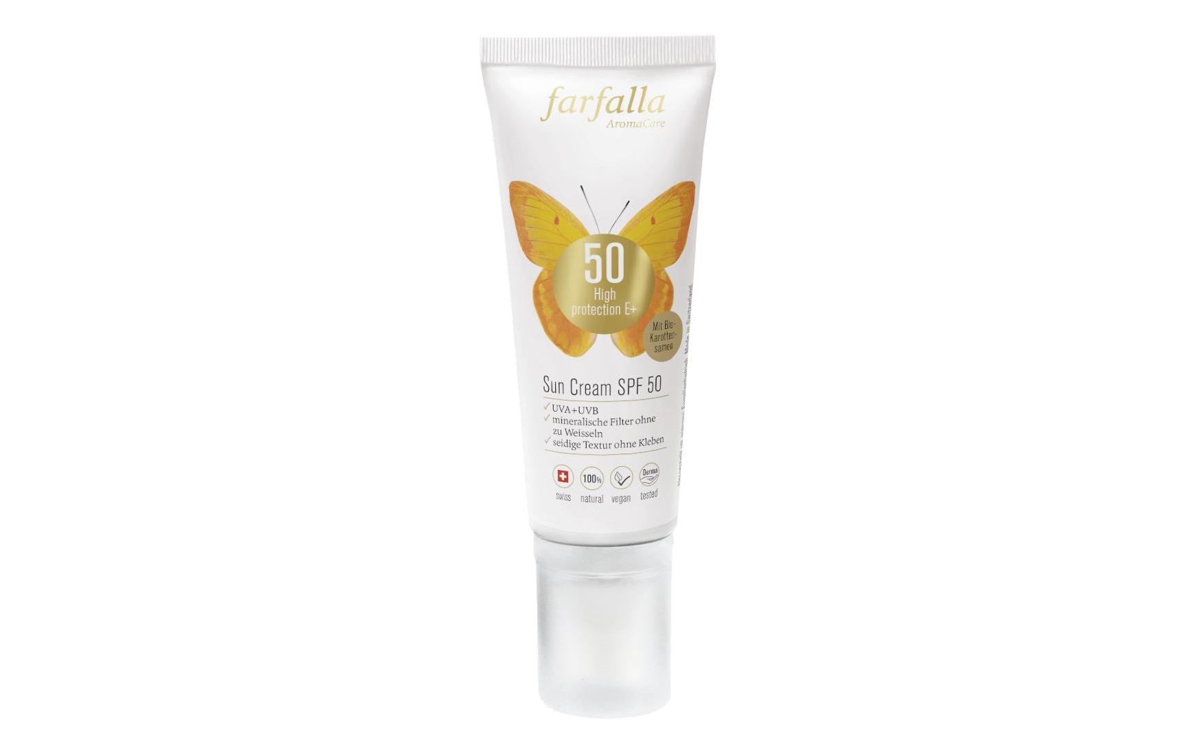 Sonnencrème High Protection E+ SPF 50 80 mlSonnenschutz mit seidiger Textur und mineralischem Filter