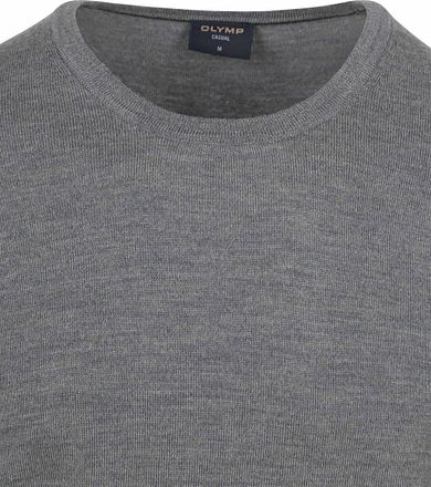 Olymp Trui O-Hals Wol Grijs 015011-63 kopen