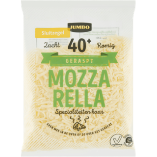 Jumbo Geraspte Mozzarella 40+ 150 g