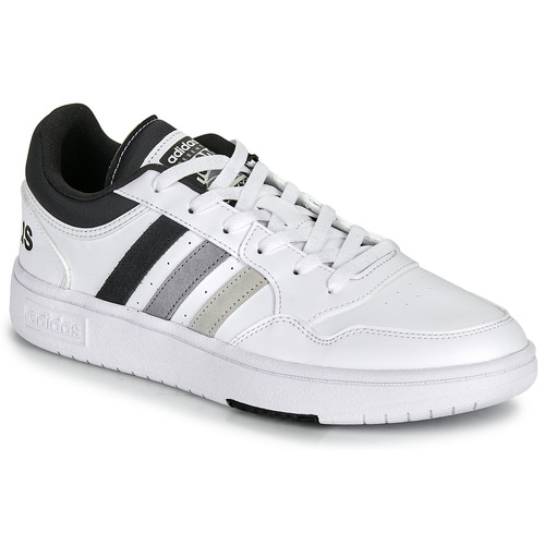 Adidas Sportswear - HOOPS 3.0 - Blanc / Gris / Noir