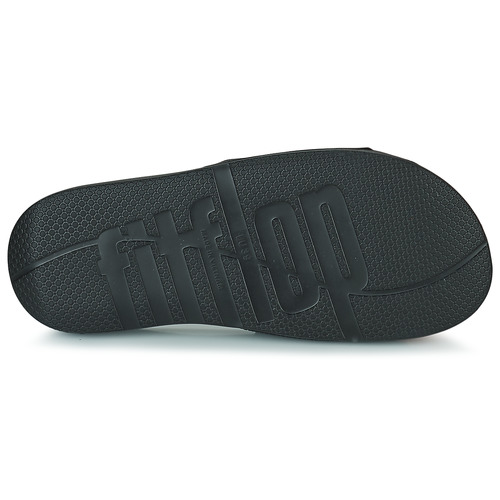 FitFlop - Iqushion Pool Slide Tonal Rubber - Noir