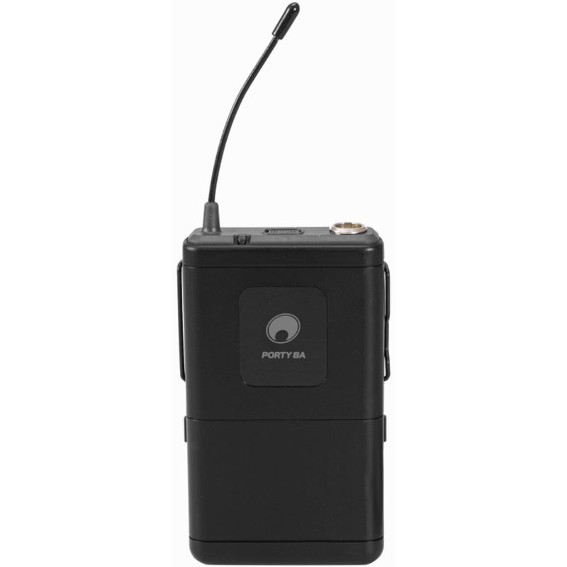 Omnitronic Porty-8A bodypack met headsetmicrofoon (863.1 MHz)