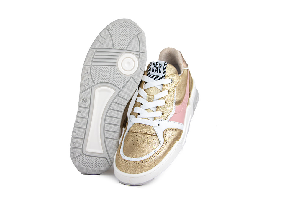Red Rag Sneaker Gold Fantasy Combi