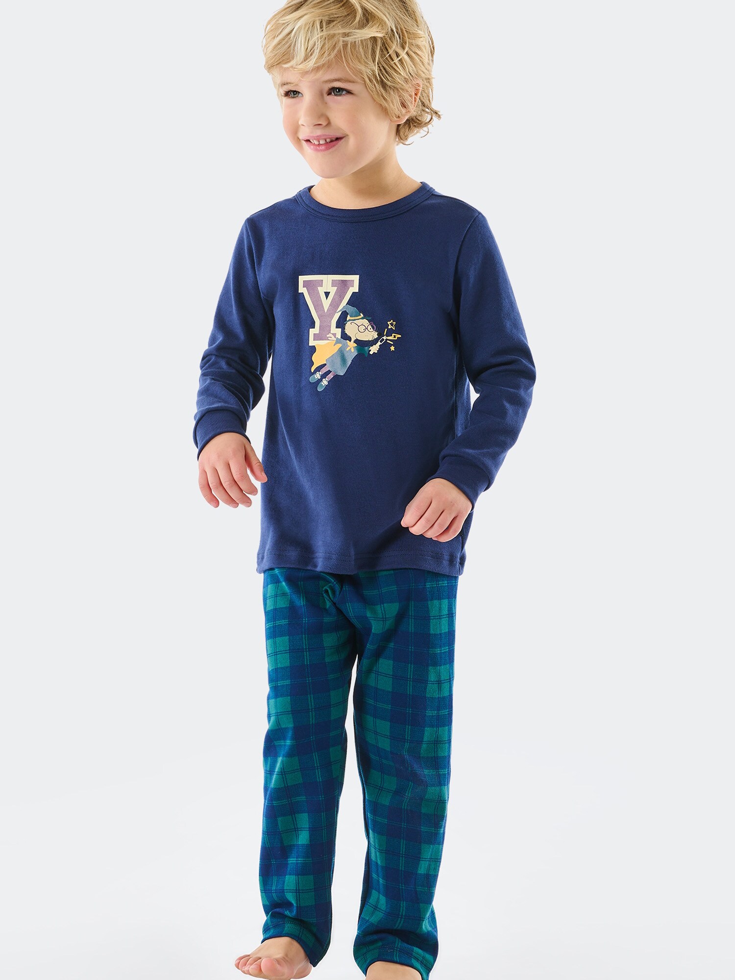 Schiesser Jungen Pyjama Rat Henry 1er-Pack