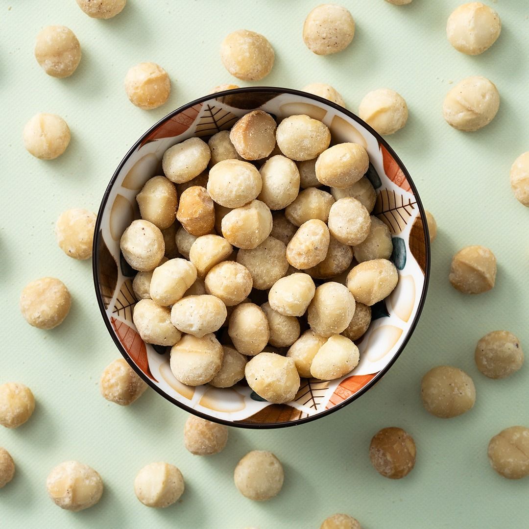 Macadamia noten geroosterd ongezouten
