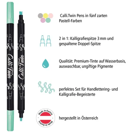 ONLINE Calli.TWIN 5-er Set Pastell Edition