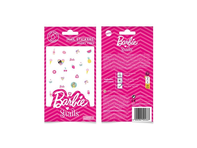 Snails Nagelsticker Barbie Happy Vibes Kosmetikschminke