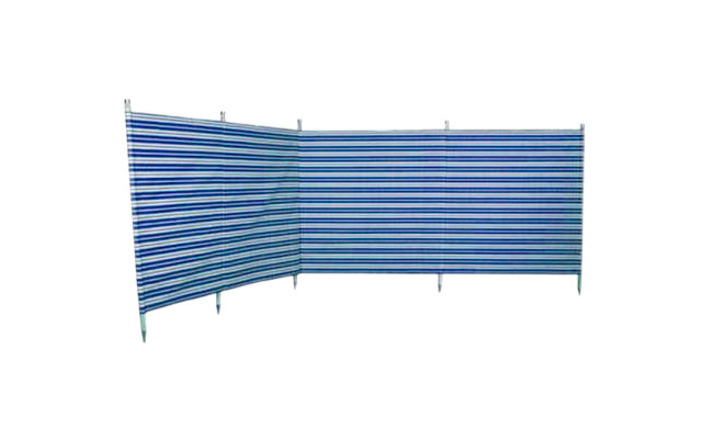 Blue Diamond gestreifter Windschutz 3,6 x 1,37 Meter