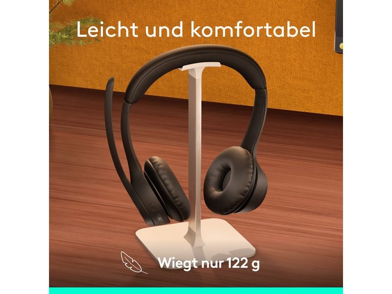 Logitech Zone 305 UC Kabelloses Headset – für Unternehmen zertifiziert und ideal für den Masseneinsatz
